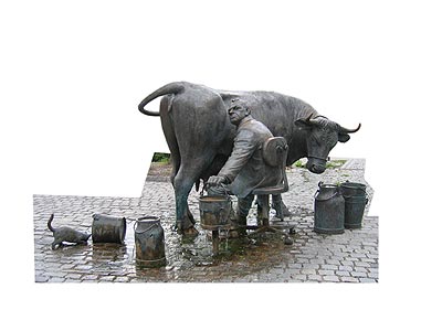 Steuerzahlerbrunnen in Isny (Baden-Würtemberg)